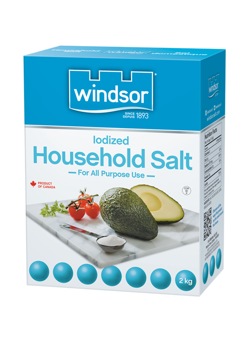 Current product image, iodized salt