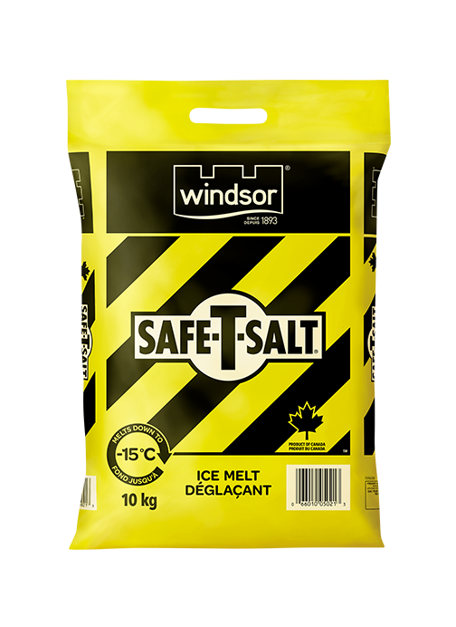 Current product image, Front of Windsor Safe-T-Salt bag