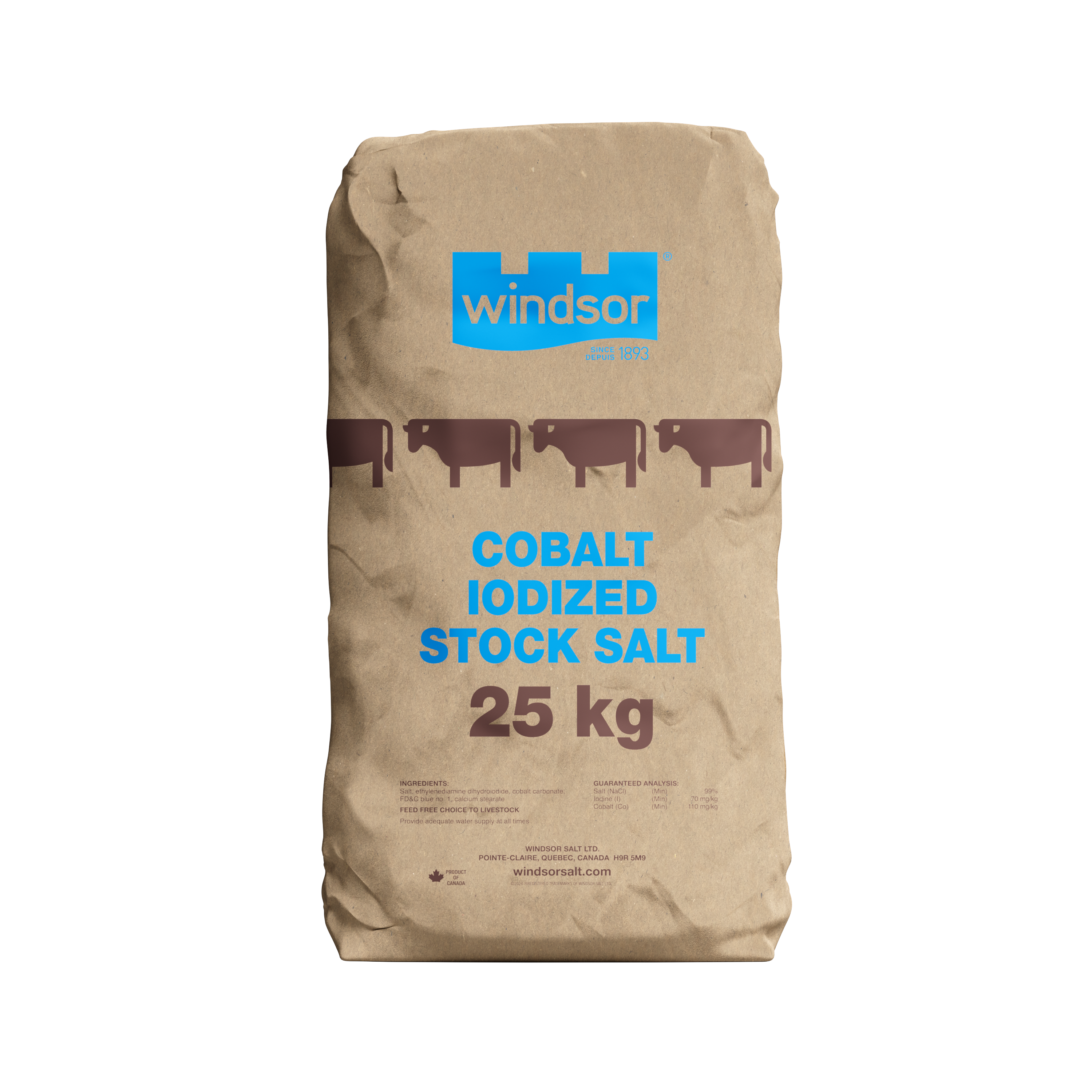Current product image, Cobalt iodized salt bag 25 kg