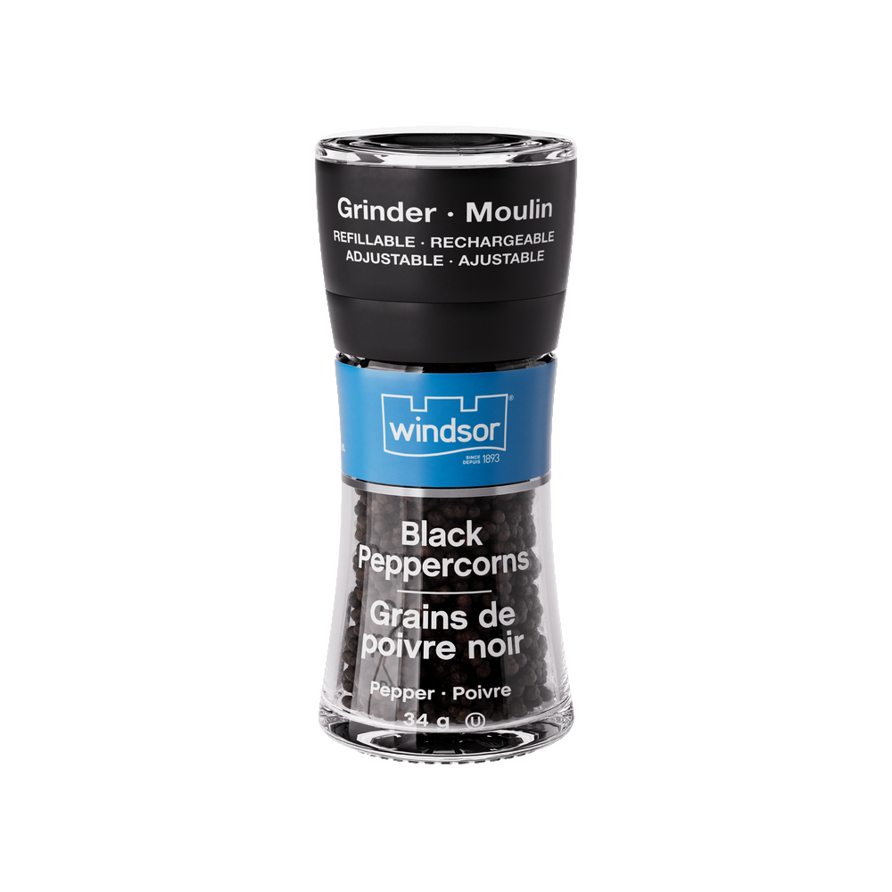 Windsor® Black Peppercorn Grinder