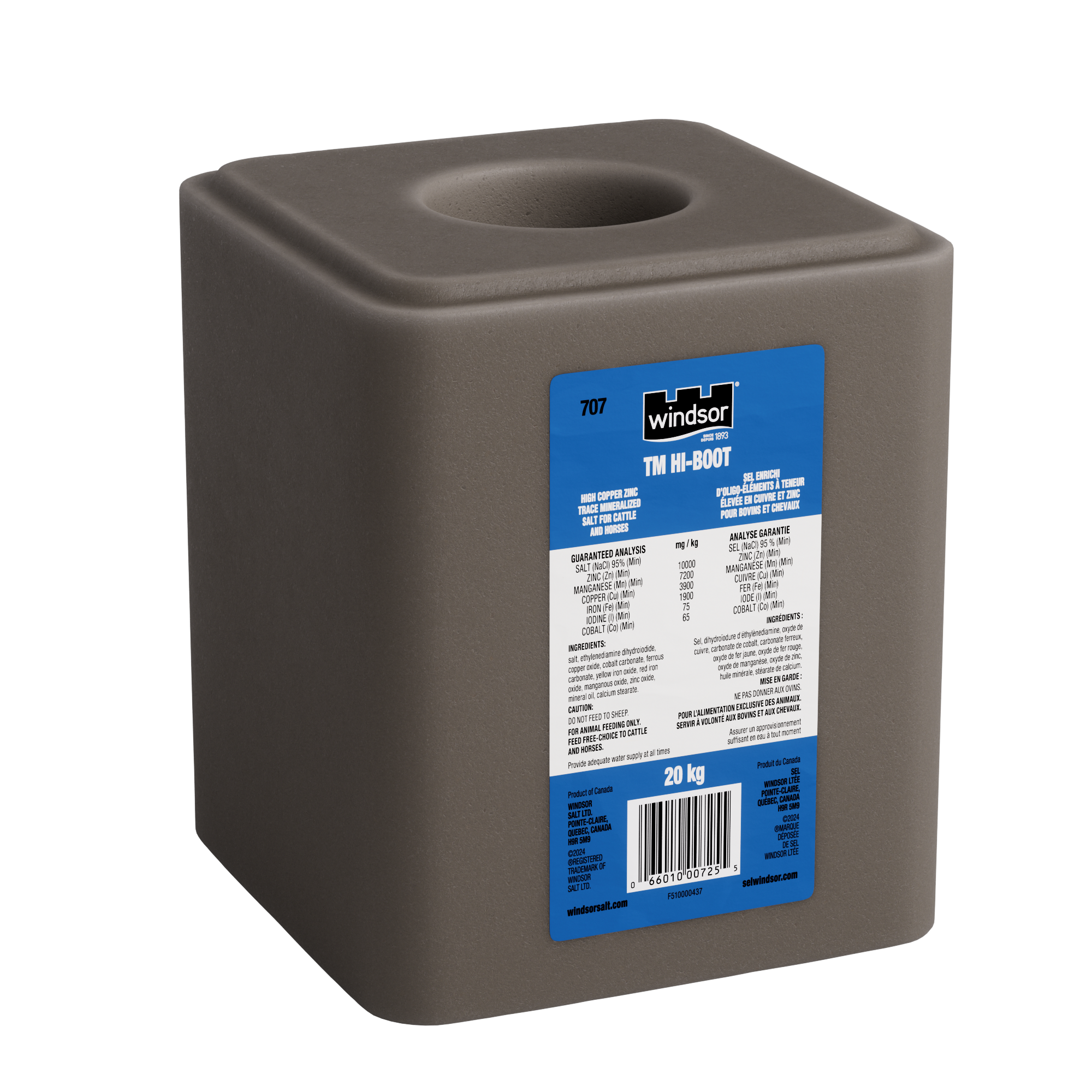 Current product image, TM Hi-Boot salt block