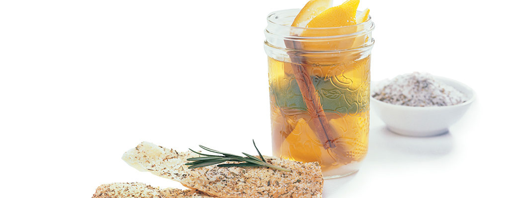 Citrus Preserves in a glass jar